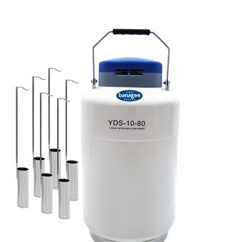 YDS-10-80液氮罐 圆提桶式 5年真空质保